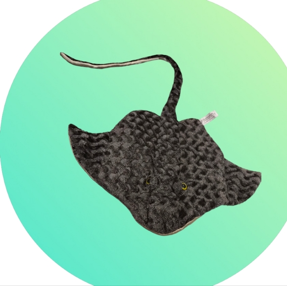 Folkmanis Other - Folkmanis Stingray Gray Spotted Hand Puppet Flat Large Sea Creature Ocean 36.5in